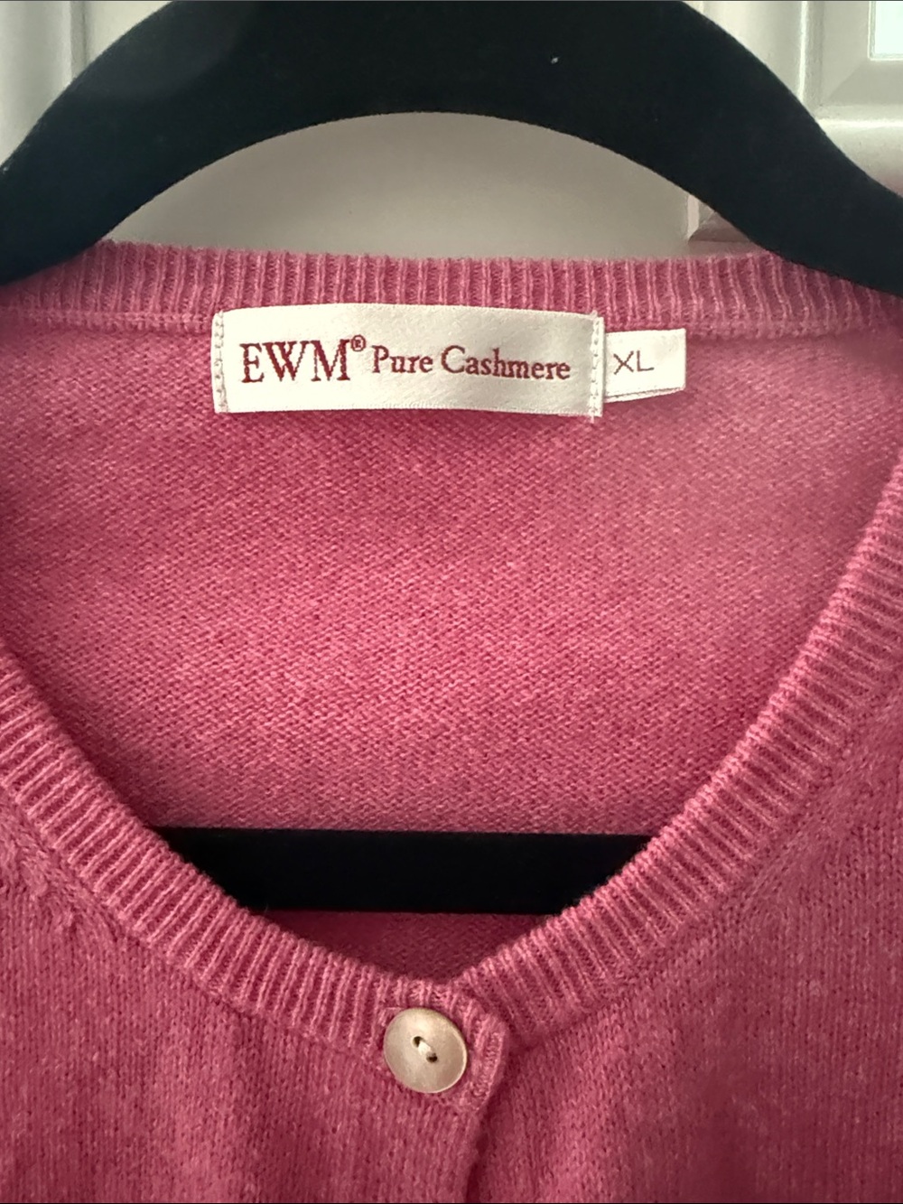 Pure Cashmere Women’s Pink Button-Front Cardigan - Picture 2 of 6